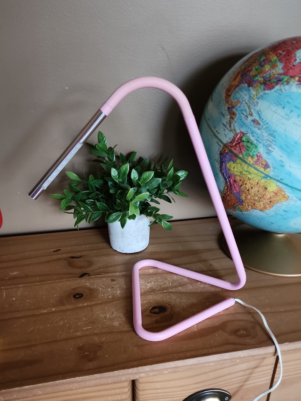 IKEA Harte Pink Angled LED Desk Lamp